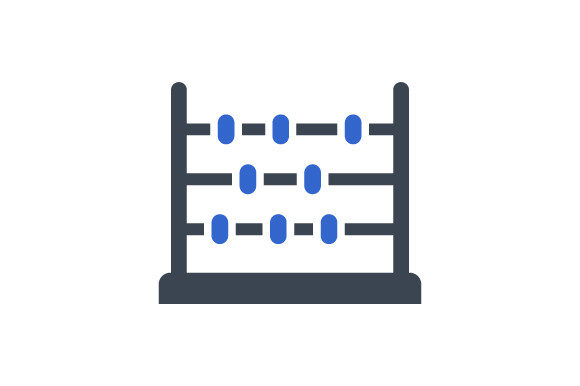Abacus, Education Icon: Graphics and Icons for Creative Projects