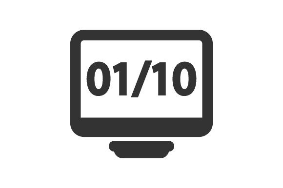 Binary Code Icon Graphics and Icons