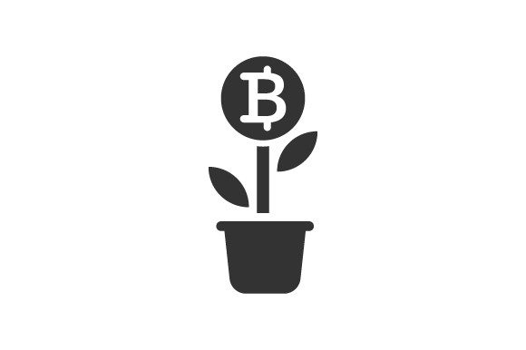 Bitcoin Investment Icon: Graphics and Icons for Digital Publishing