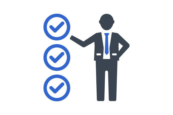 Business Task Done Icon Review