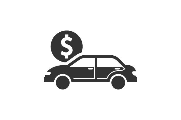 Car Loan Icon: Graphics and Icons for Digital Sellers