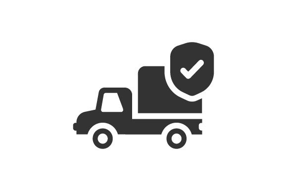 Cargo Van Insurance Icon: Graphics and Icons for Digital Sellers