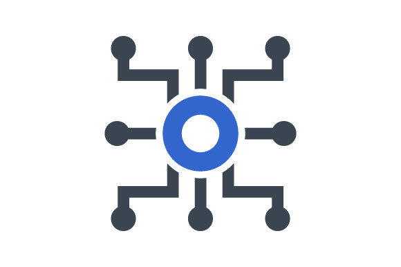 Connection Network Icon: Graphics and Icons for Modern Design