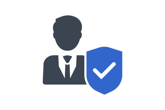 Employee Insurance Icon: Graphics and Icons for Editorial Use