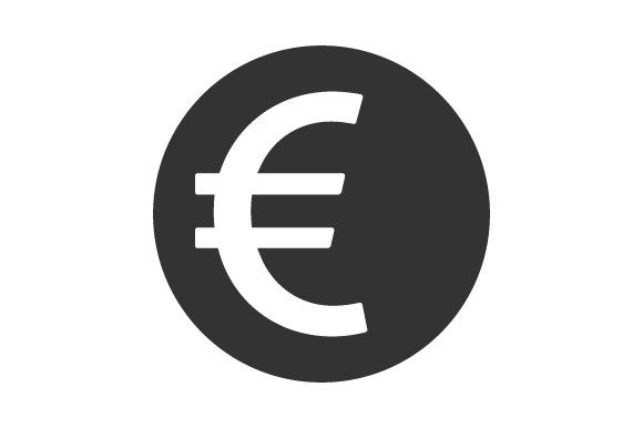 Euro Coin Icon: Graphics and Icons for Real Projects