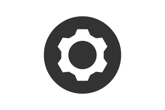 Graphic Design Asset: Gear, Settings Icon