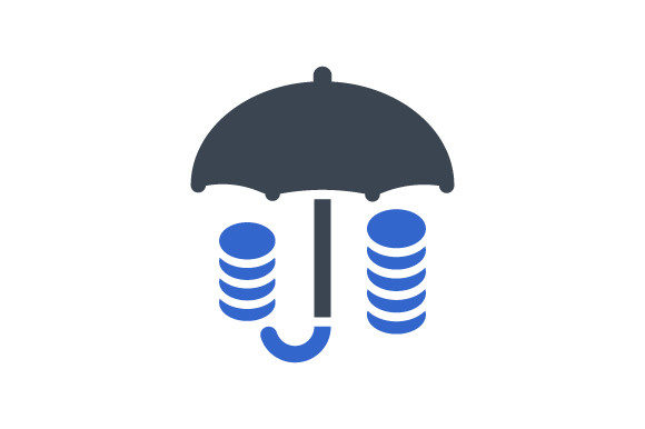 Investment Insurance Icon: Graphics and Icons for Local Business