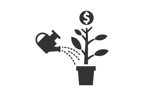 Money Investment Plan Icon Graphics
