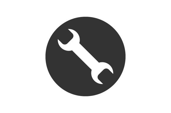 Repair, Wrench Icon: Graphics and Icons for Real Projects