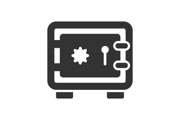 Safety Locker Icon Graphics and Icons