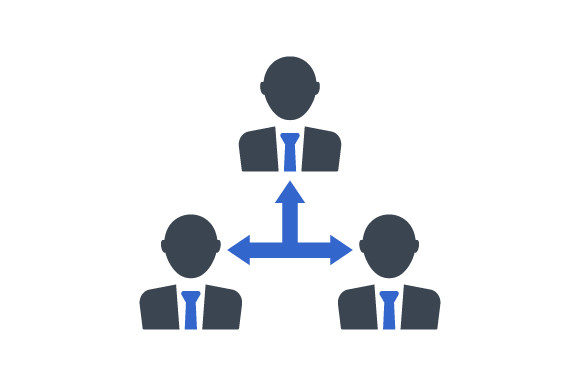 Teamwork Communication Icon: Graphics and Icons for Local Branding