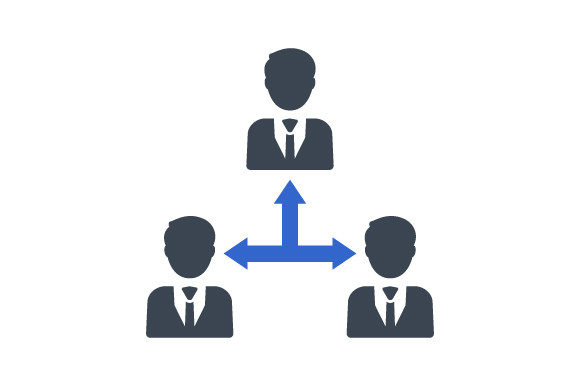 Teamwork Commutation Icon: Graphics and Icons for Real Projects