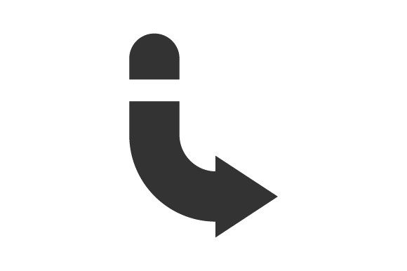 Turn Right Icon: Graphics and Icons for Local Business